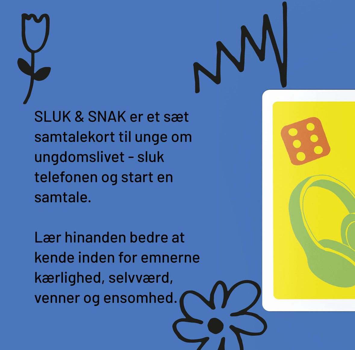 SLUK & SNAK - a set of conversation cards for the young ones