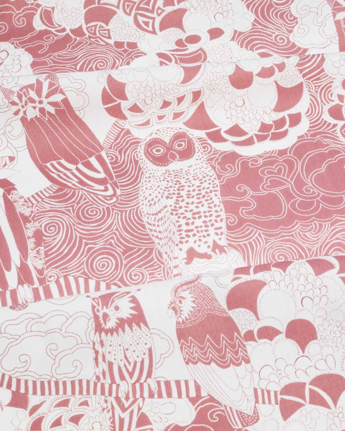 Owls - printed fabric