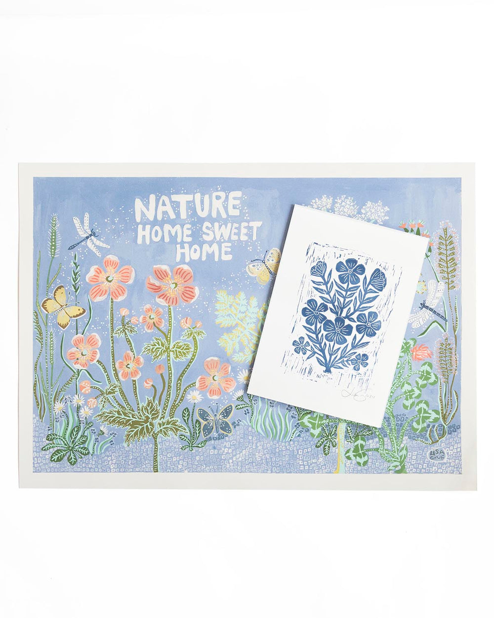 Nature - Home sweet home - Incl linoleum tryk