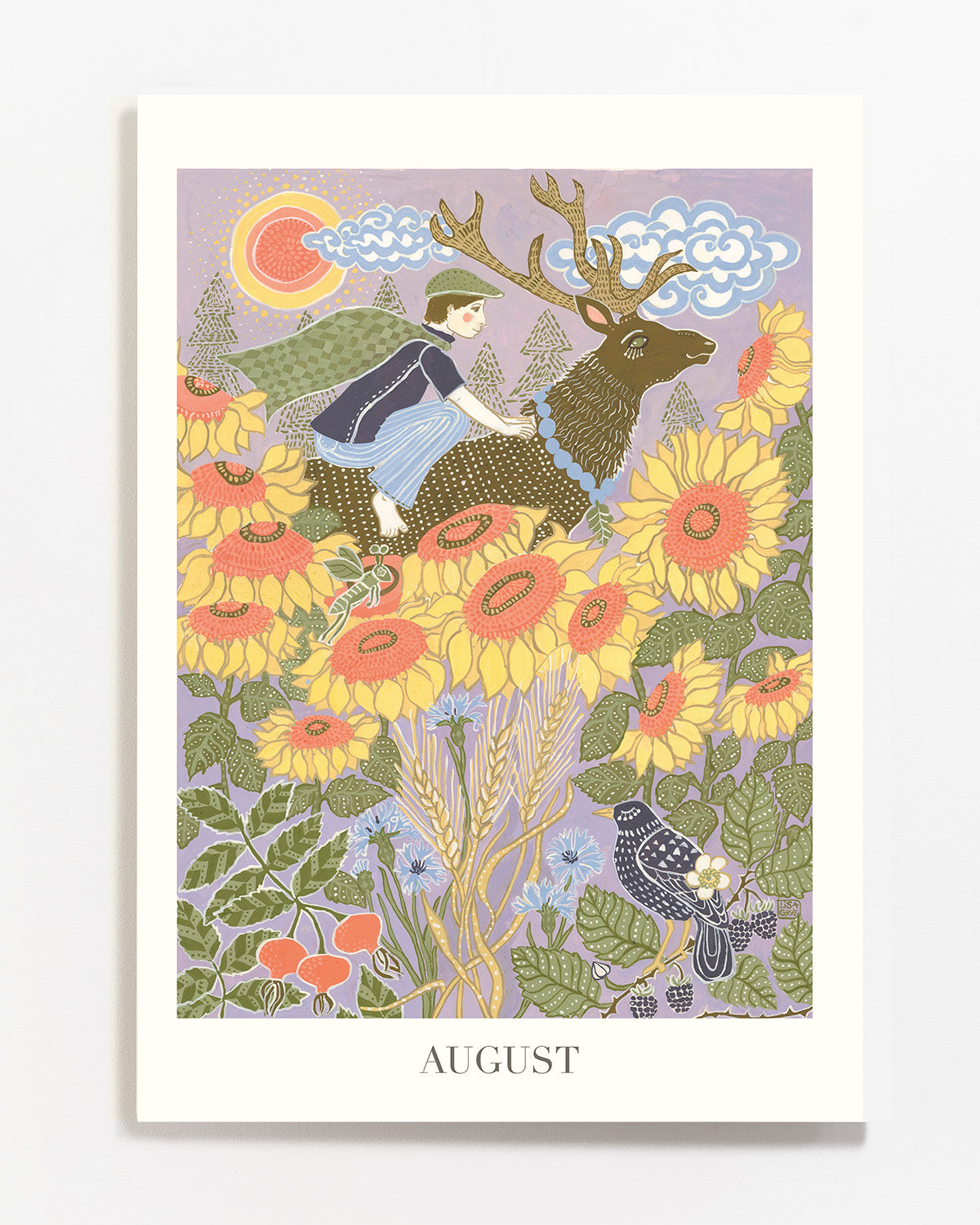 August - Print