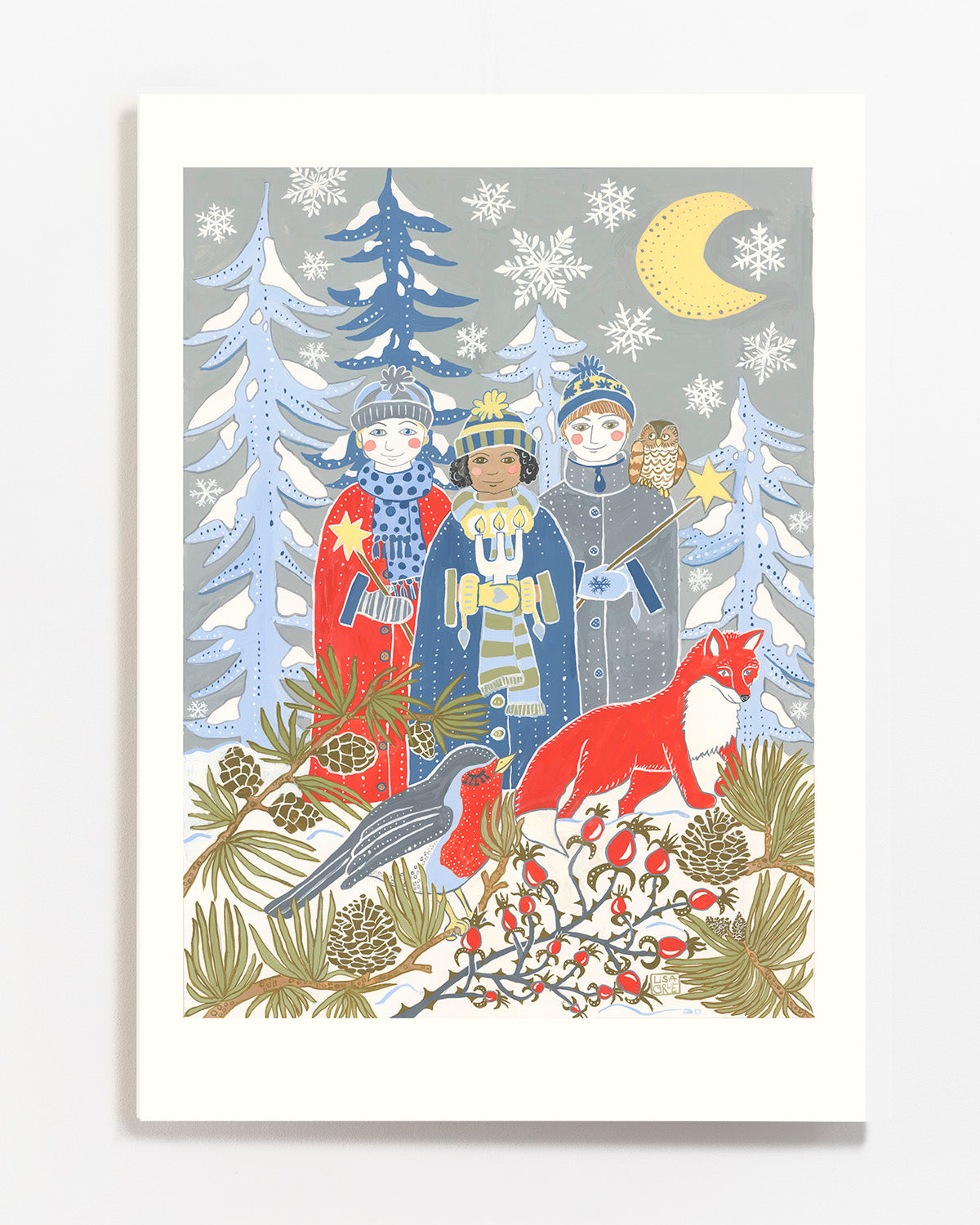 January - print