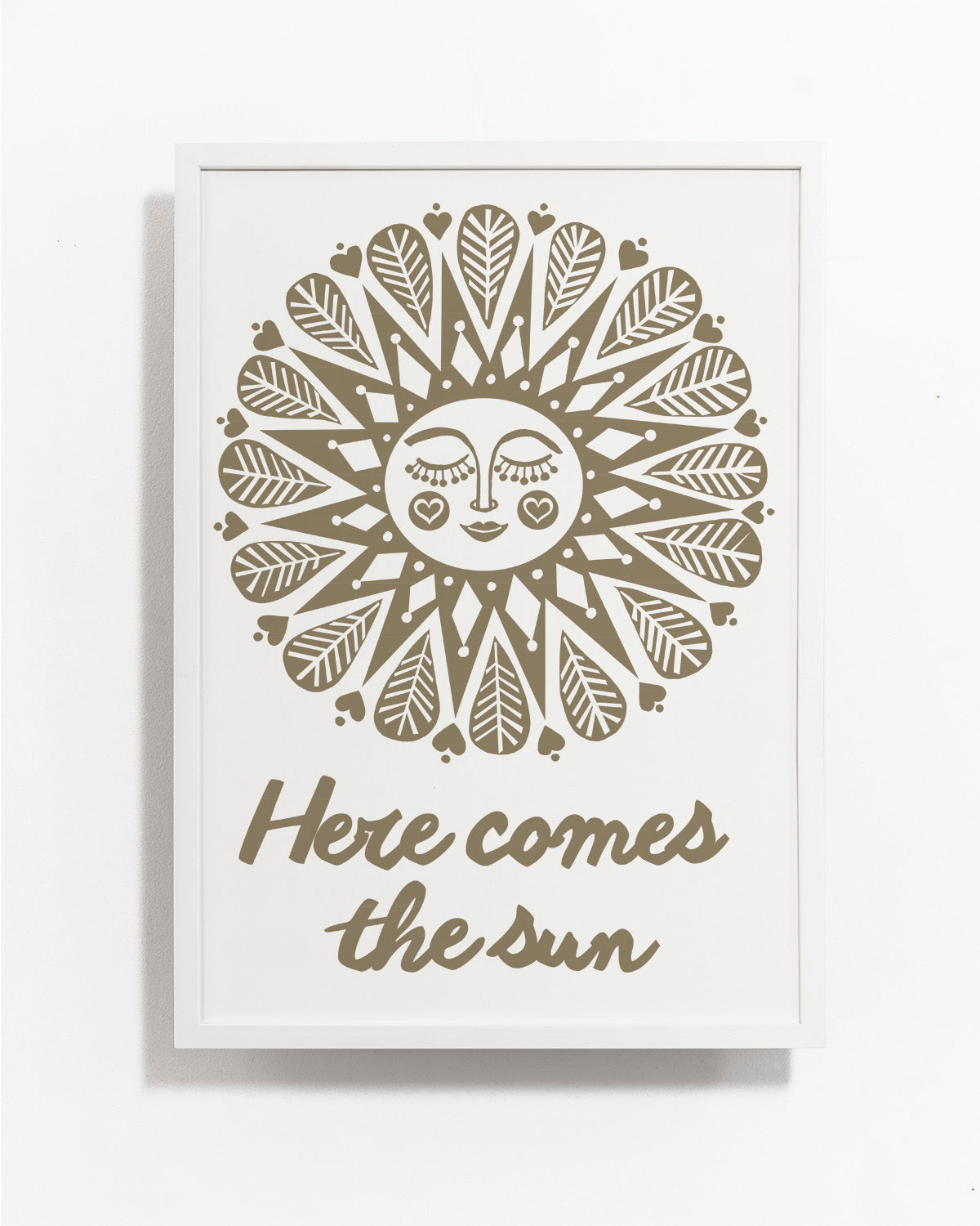 Here comes the sun