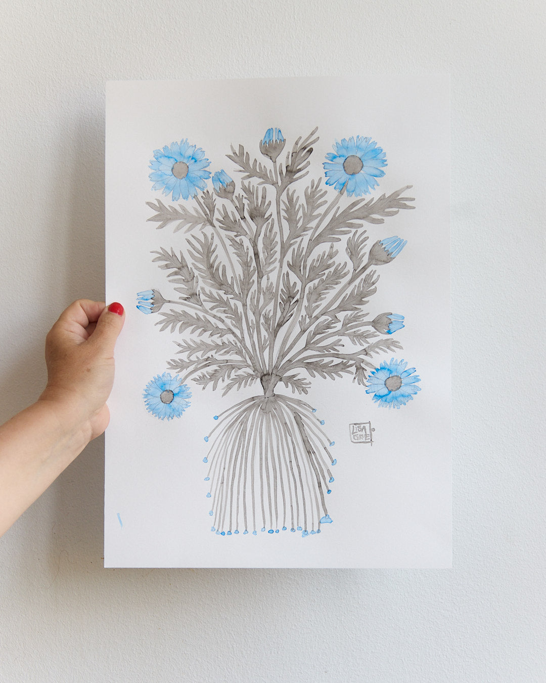 A day in June - Original Ink drawing
