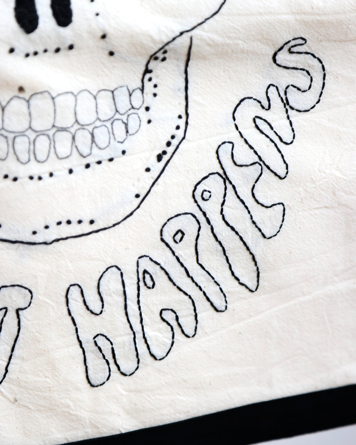 Embroidery / finished sample Black