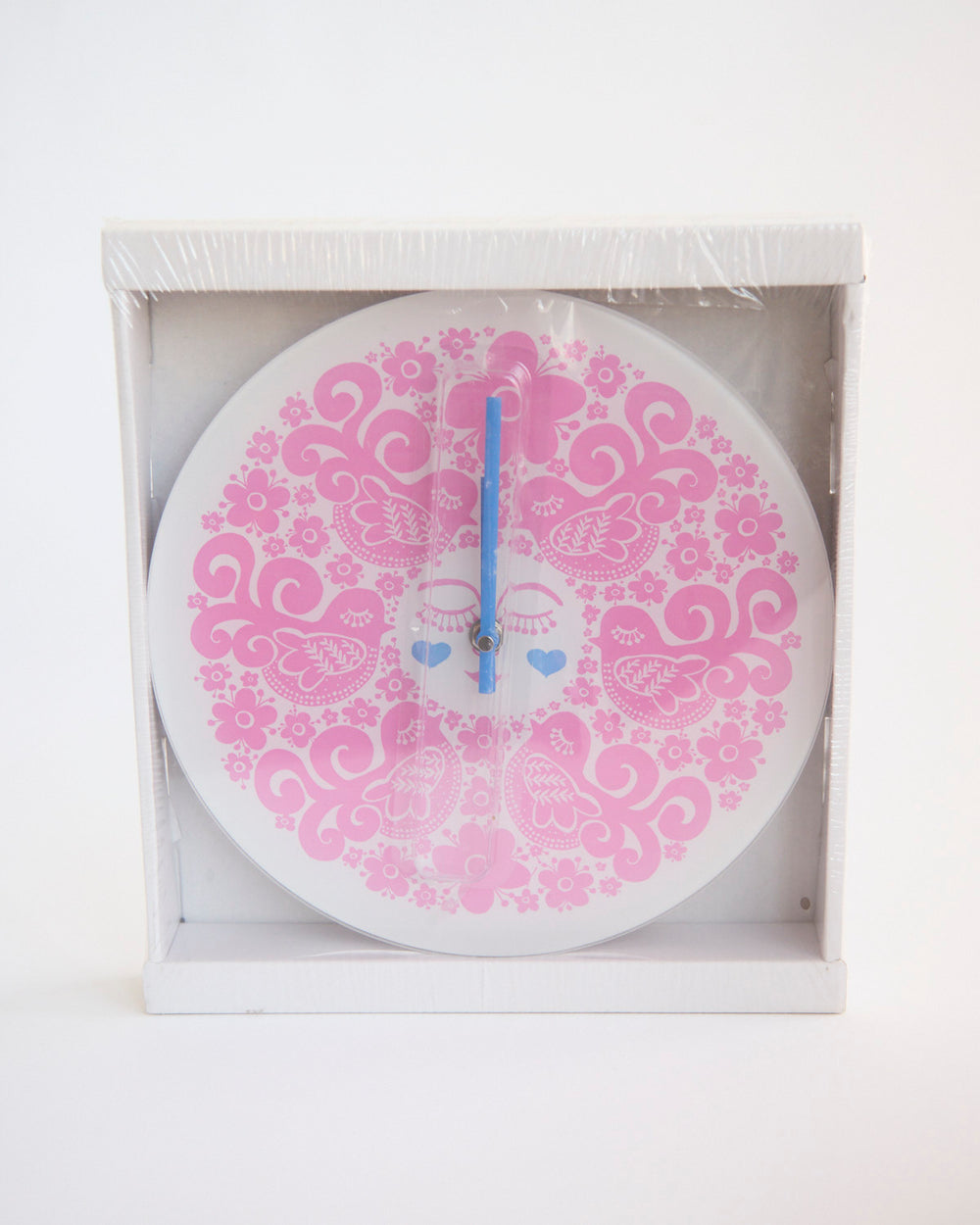 Asoko samples - Flower sun wall clock - glass