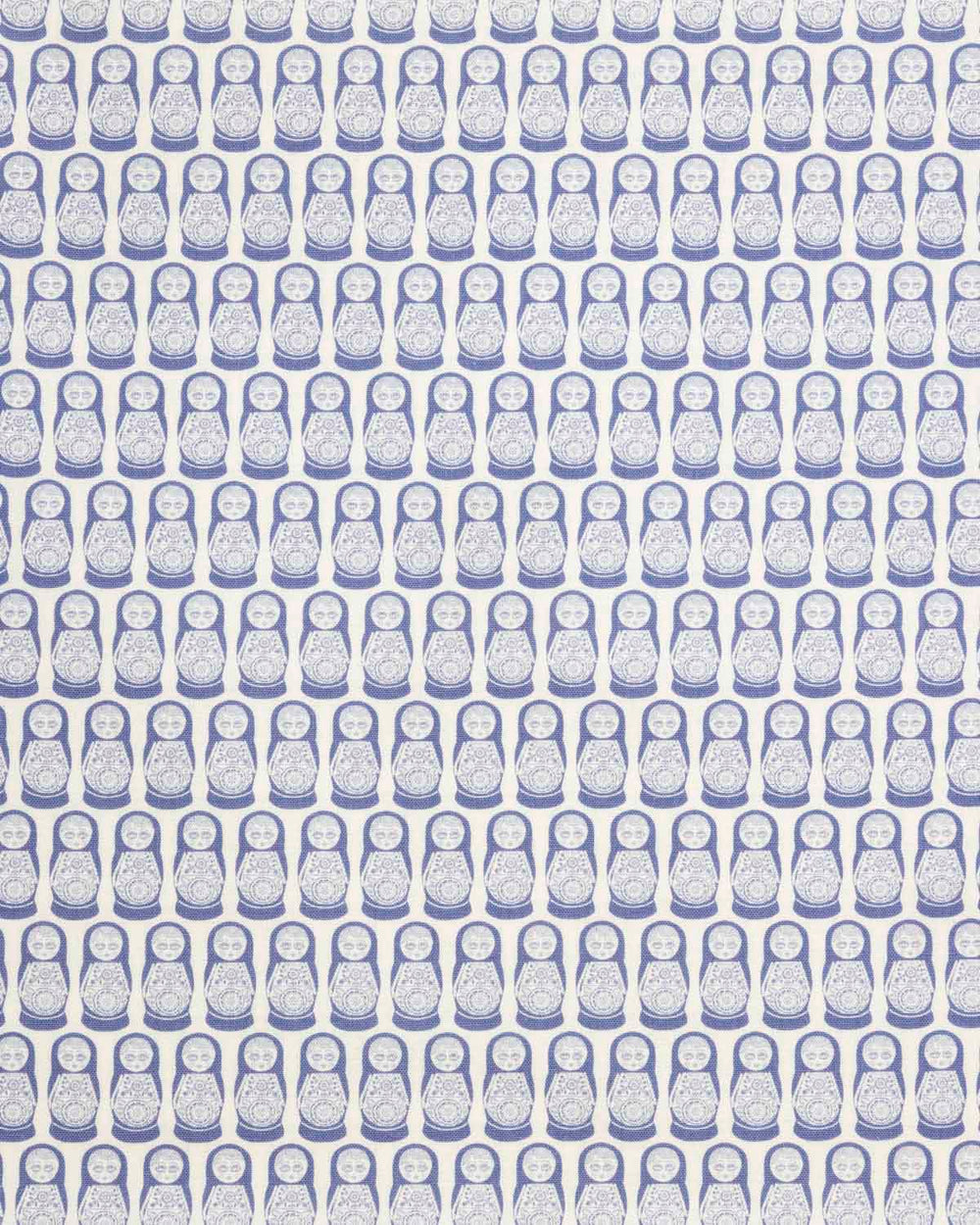 barbushka blue - printed fabric