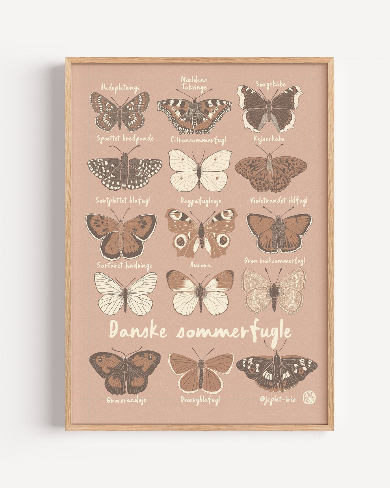 
                  
                    Butterflies - Brown / Pink
                  
                