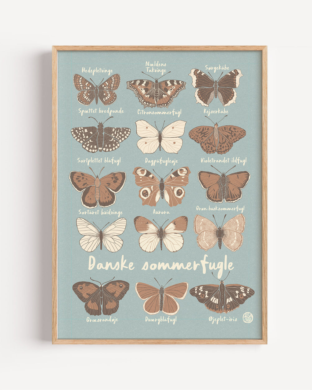 Butterflies - Light blue