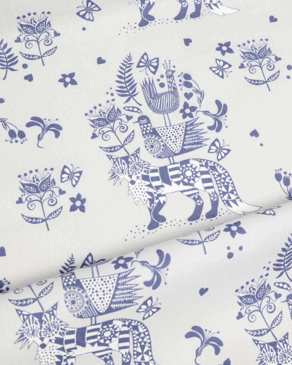 
                  
                    FOX blue - printed fabric
                  
                