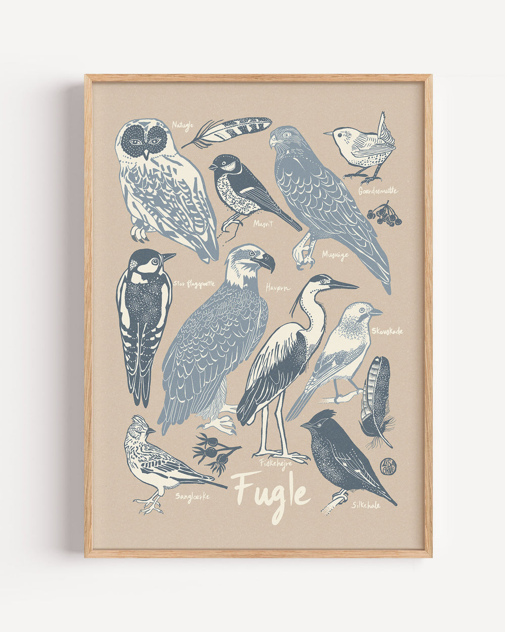 Fugle - Beige