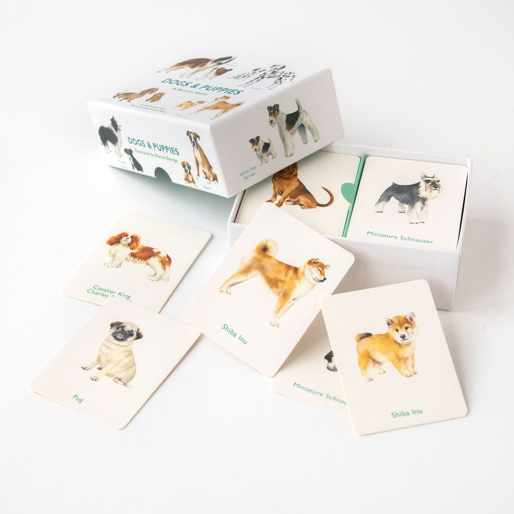 Dog & Puppies - memory spil