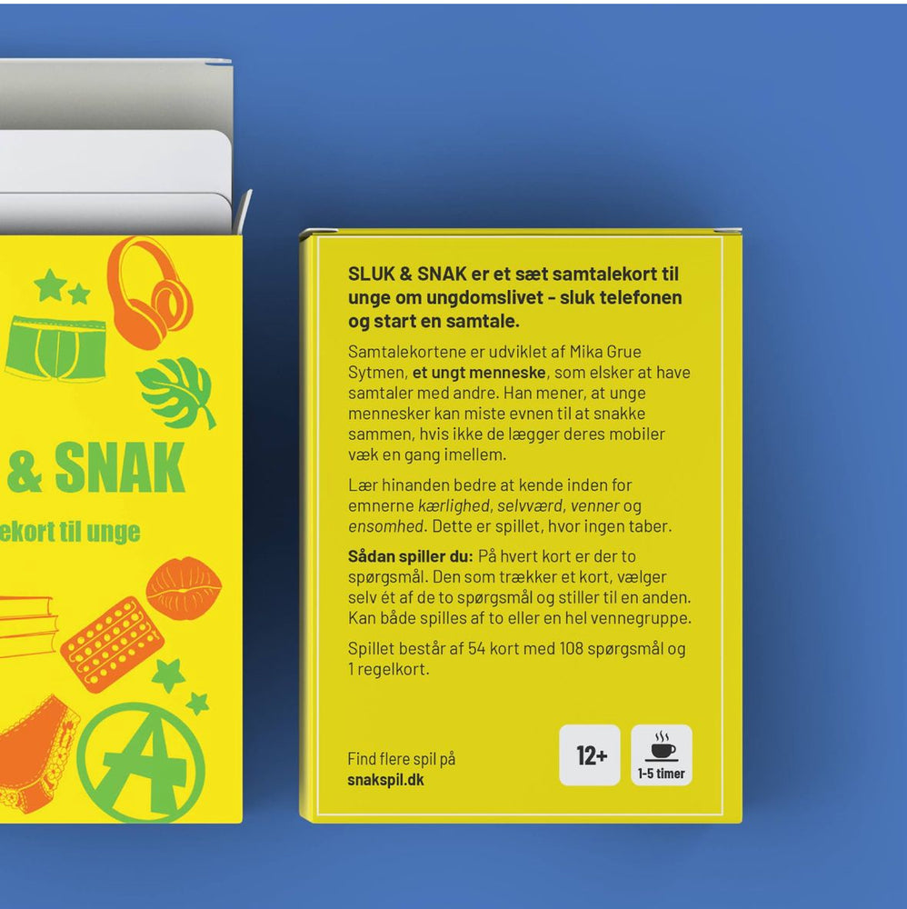 
                  
                    SLUK & SNAK - a set of conversation cards for the young ones
                  
                