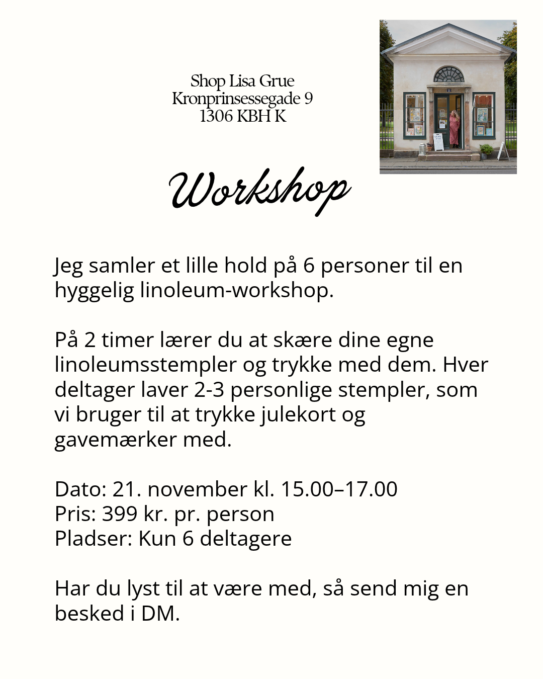 
                  
                    linoleum-workshop - 21. november kl. 15.00-17.00
                  
                