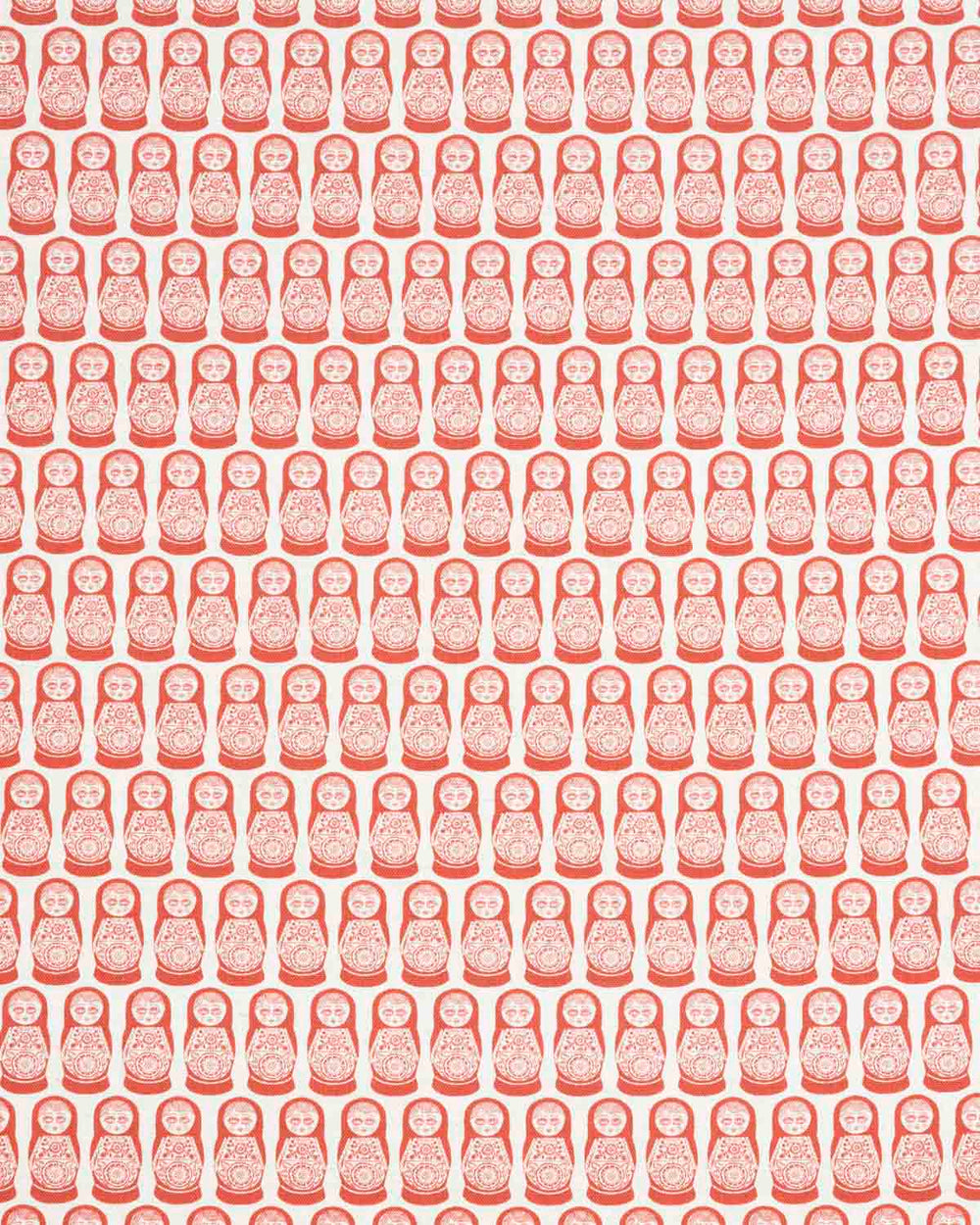 barbushka red - printed fabric