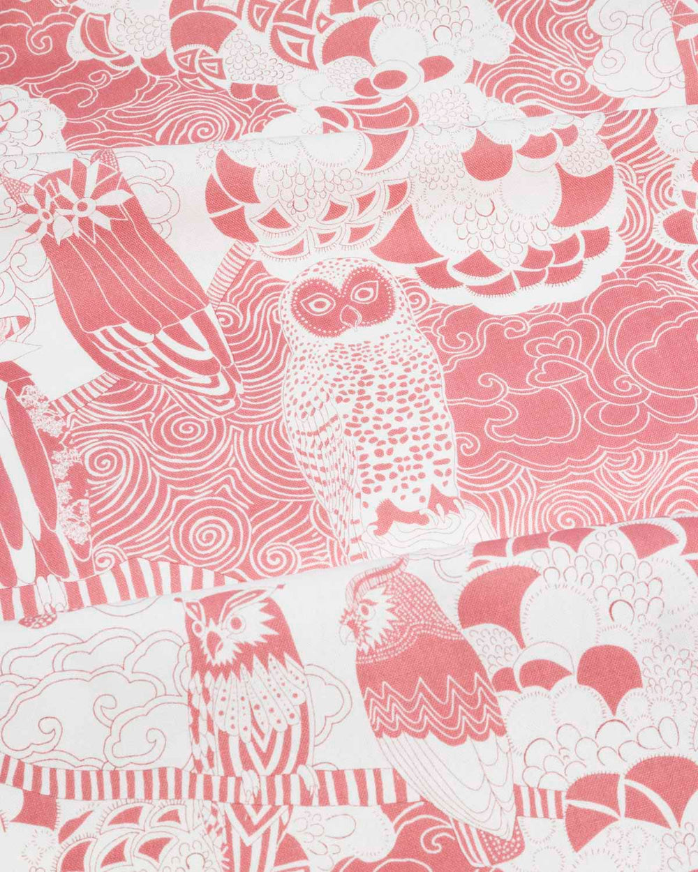 Owls - printed fabric