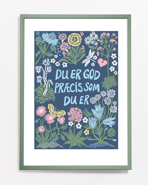 Du er god præcis som du er - Blue