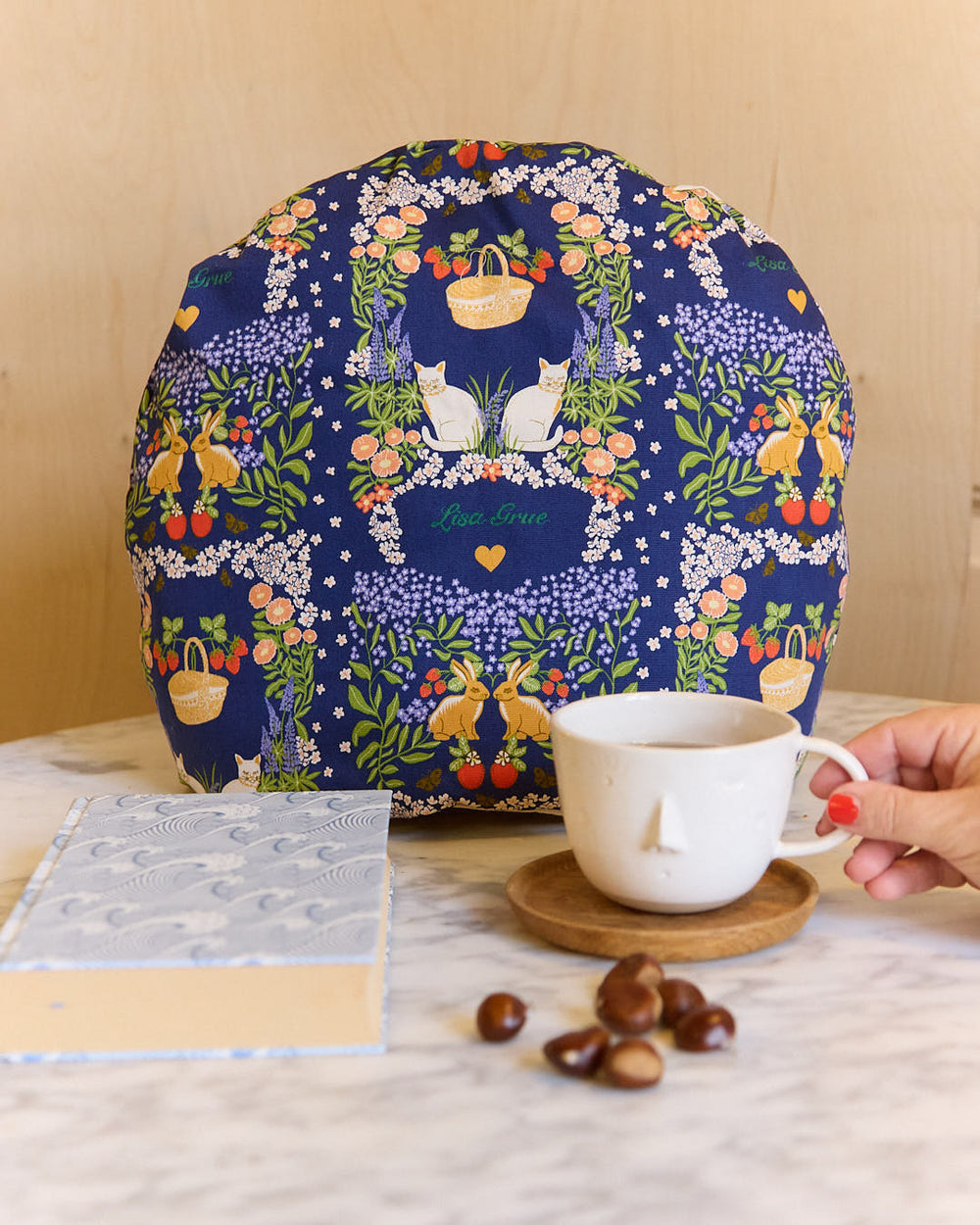 Tea cosy - Dark blue