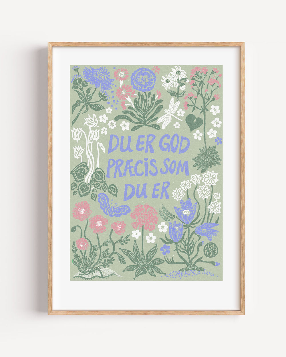 Du er god præcis som du er - Blue