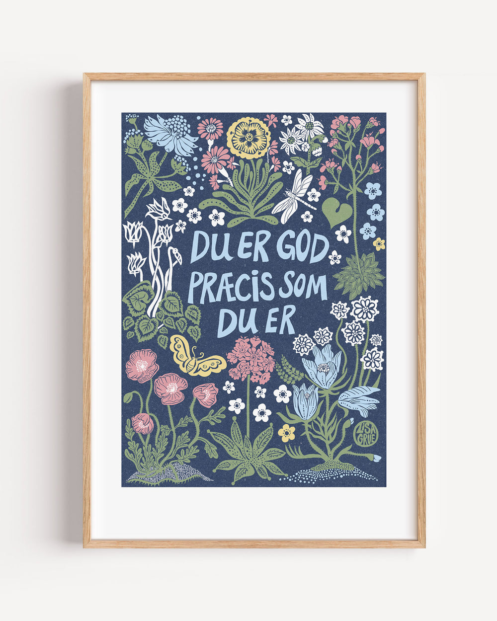 You are perfect just as you are - Blue
