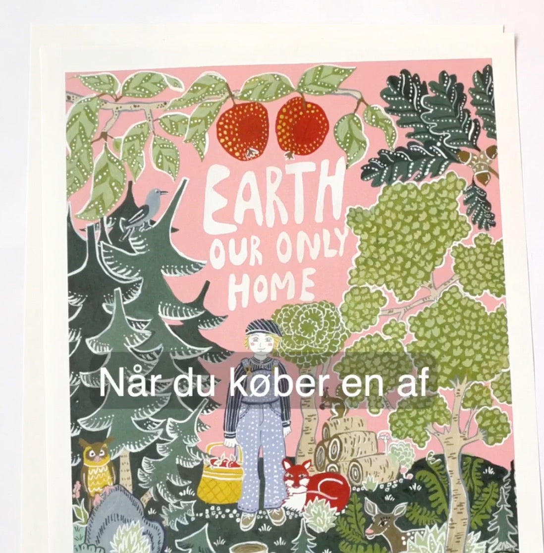 
                  
                    Load and play video in Gallery viewer, &amp;quot;Earth our only Home&amp;quot; / 50x70cm / incl linoleum tryk
                  
                