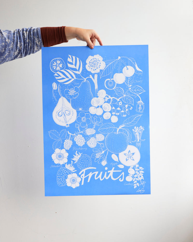 "Fruits" 50x70cm  Offset print